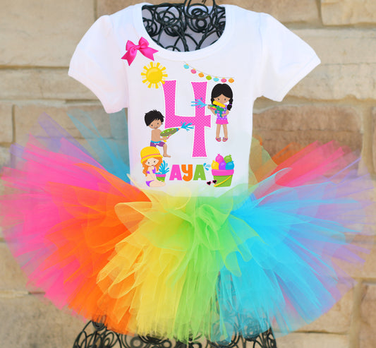 Water Balloon Birthday tutu outfit