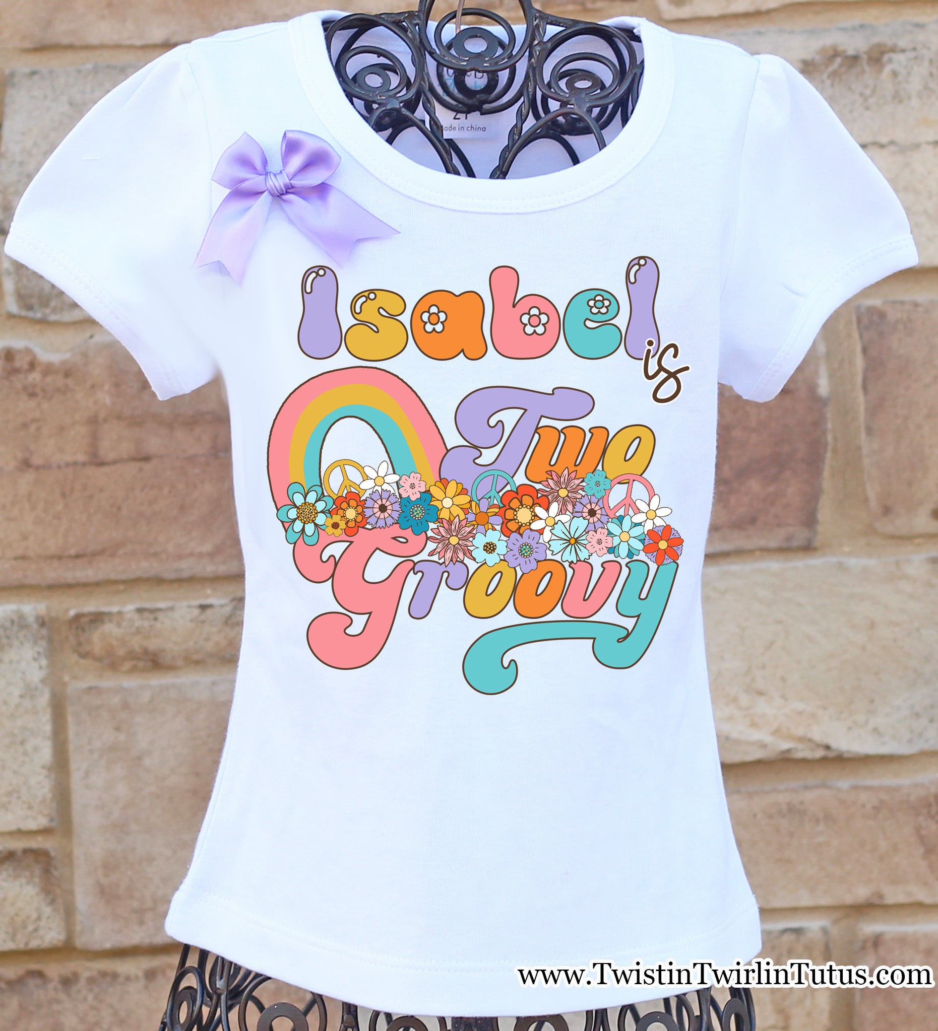 Two groovy birthday shirt