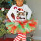 Teddy Bear Christmas Tutu Outfit