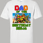 Ninja Turtles Dad Birthday Shirt