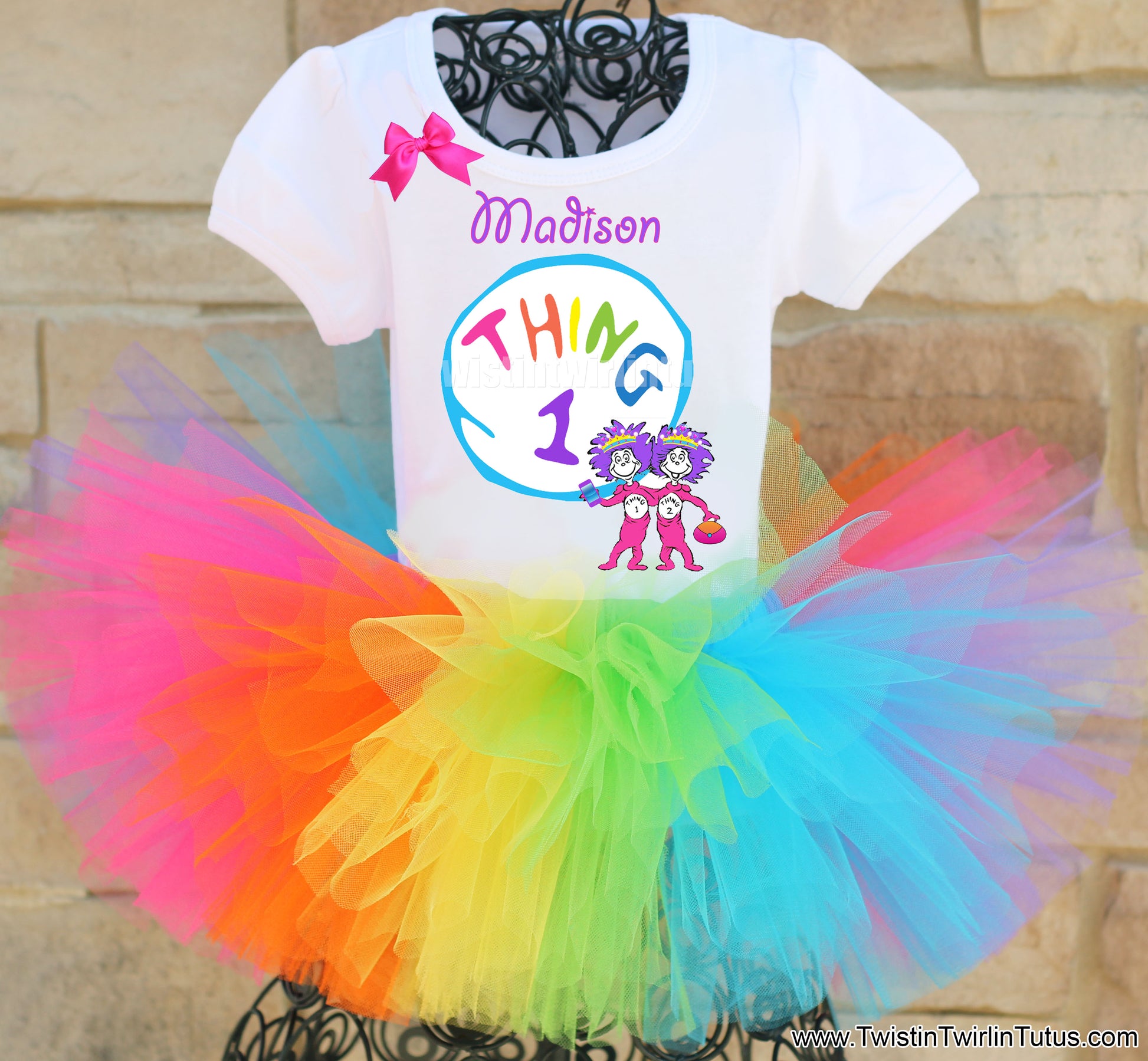 Tinkerbell Birthday Outfit Tiered Tutu – Twistin Twirlin Tutus