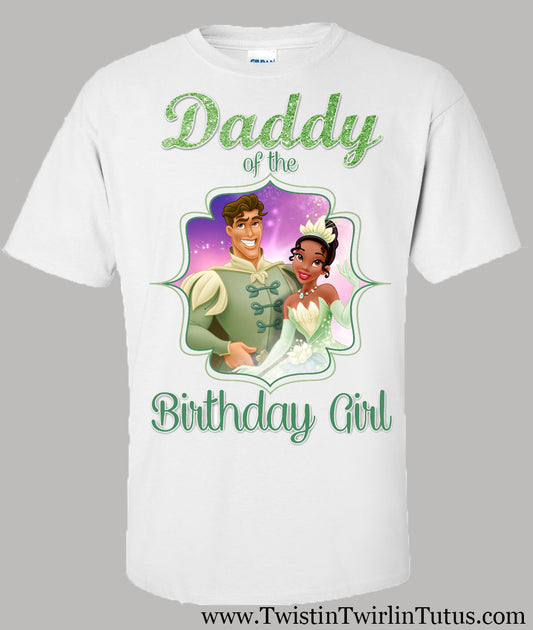 Princess Tiana Daddy birthday Shirt