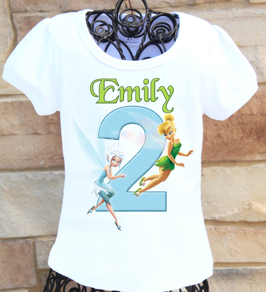 Tinkerbell Periwinkle birthday shirt