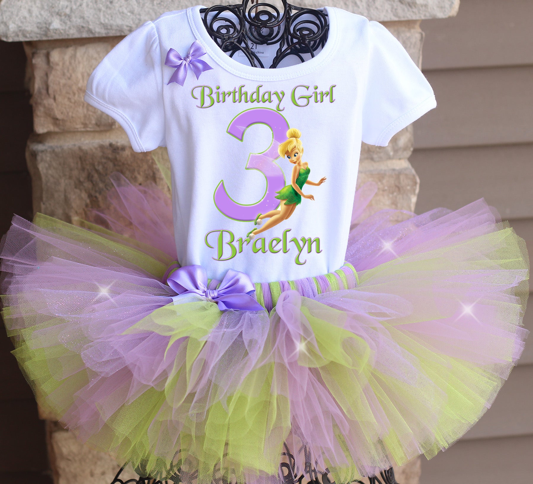 Tinkerbell Birthday tutu outfit