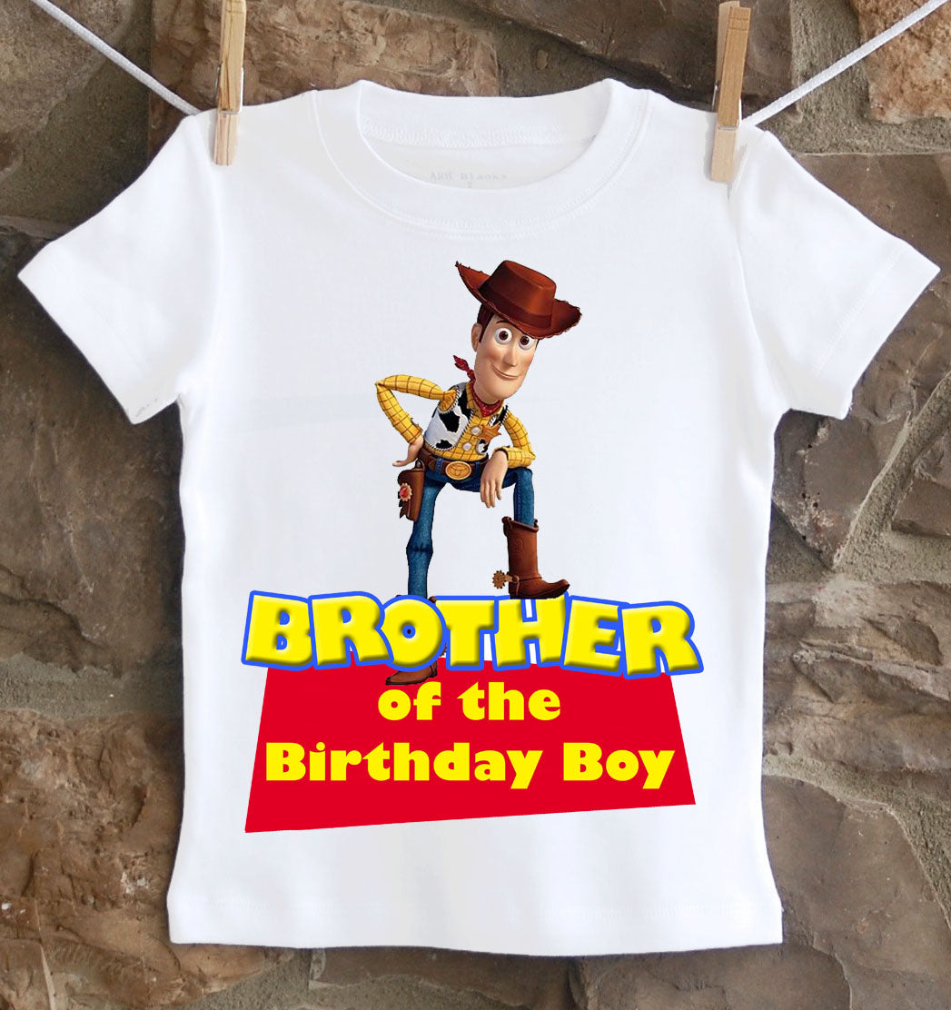 Toy Story Woody brother birthday shirt