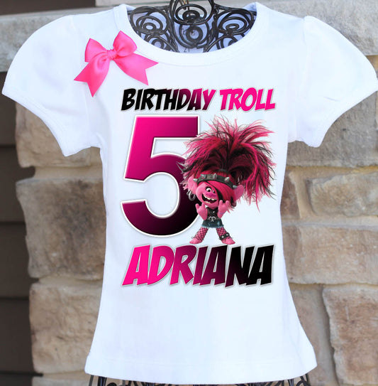 Trolls 2 poppy birthday shirt