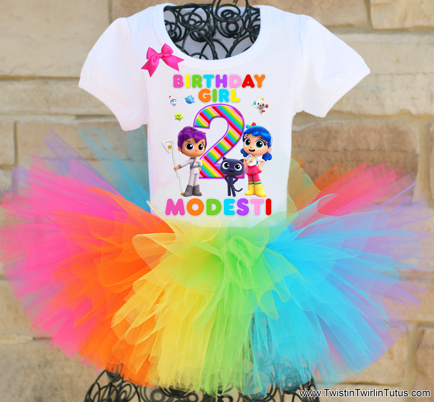 True and the Rainbow Kingdom Birthday Tutu Outfit