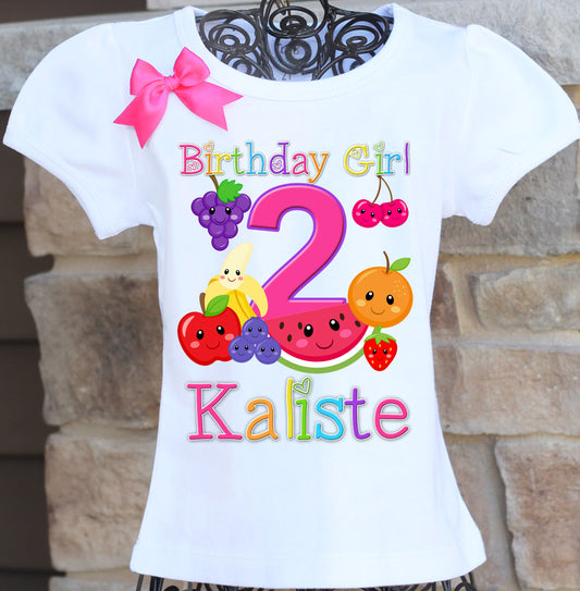 Tutti Frutti birthday shirt
