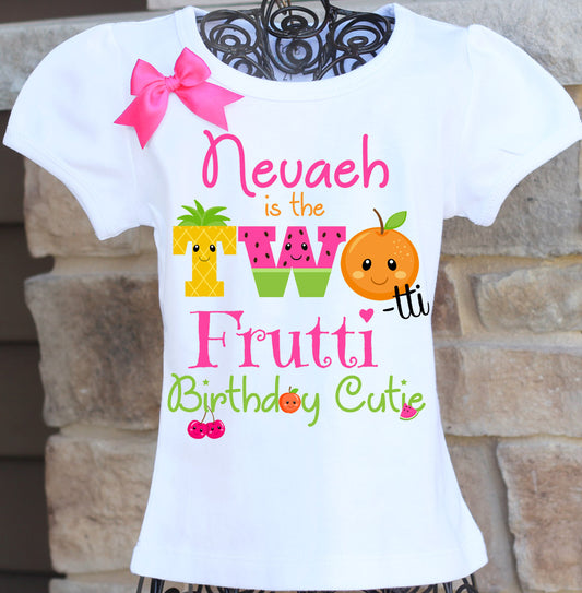 Twotti Frutti birthday shirt