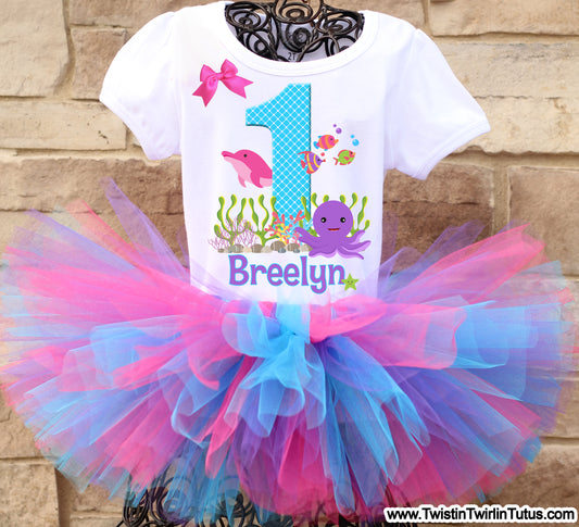 Under the Sea Birthday Tutu Outfit