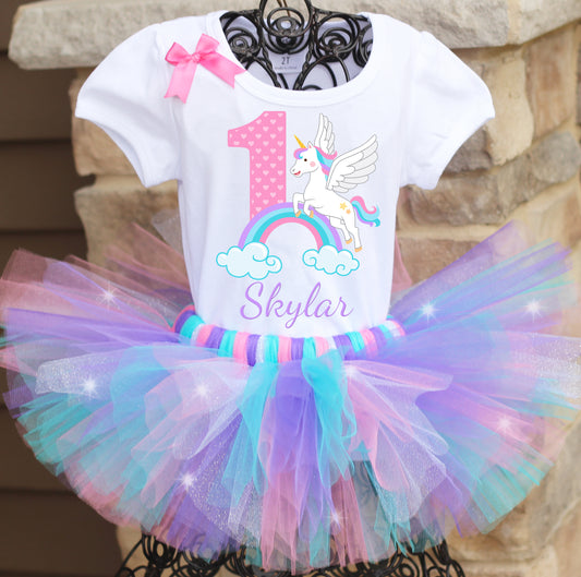 Unicorn Birthday tutu outfit