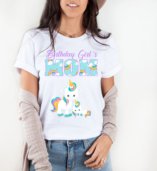 Unicorn Mom birthday shirt