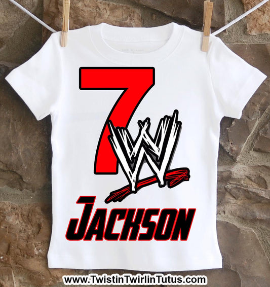 WWE Birthday Shirt