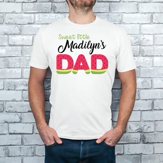 Watermelon Dad birthday shirt