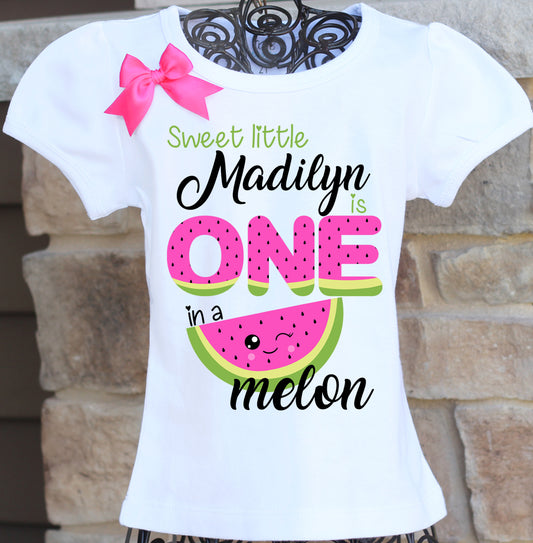 Watermelon birthday shirt