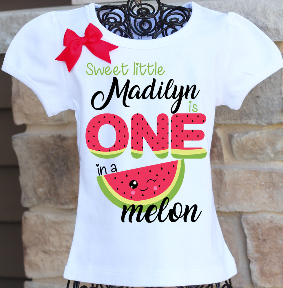 Watermelon birthday shirt