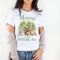 Woodland mommy birthday shirt