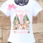 woodland animals birthday shirt