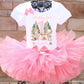 Woodland birthday tutu outfit