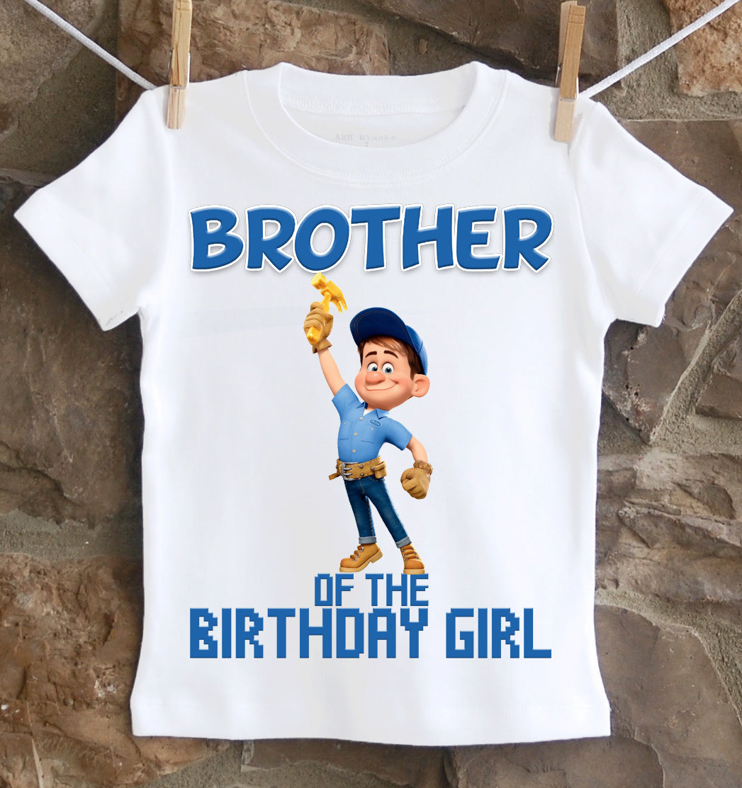 Wreck it ralph brother birthday shirt
