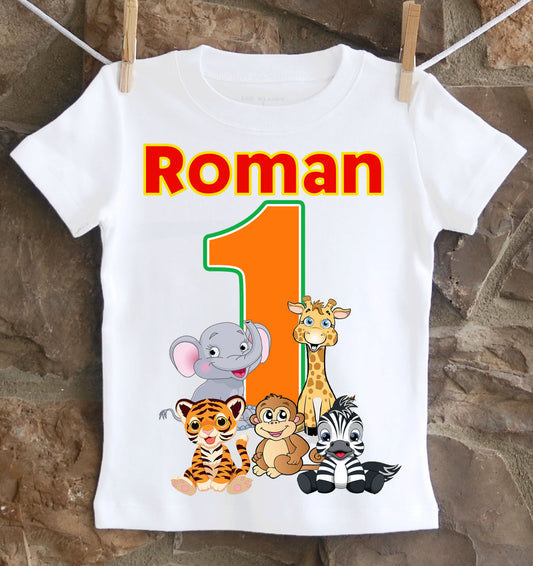 Zoo Animals birthday shirt