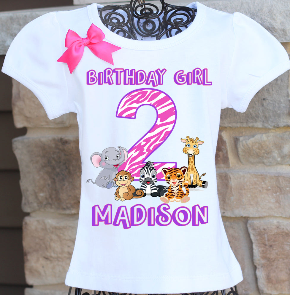 Zoo birthday shirt