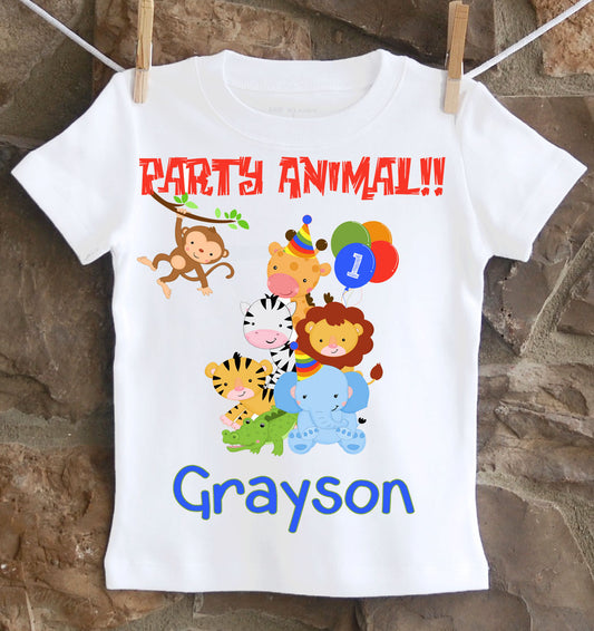 Zoo Animals Birthday Shirt