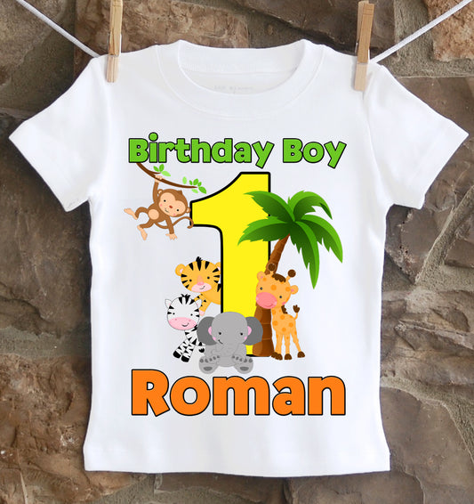 Zoo Animals Birthday Shirt