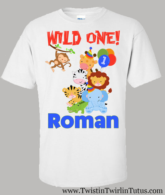 Wild One Birthday Shirt 