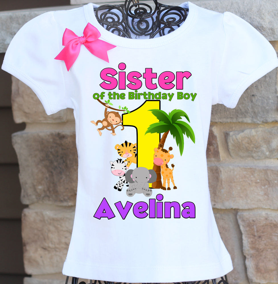 Zoo safari sister shirt