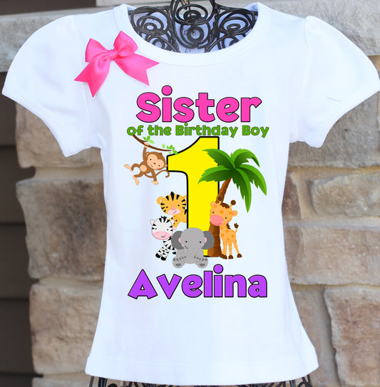 Zoo safari sister shirt