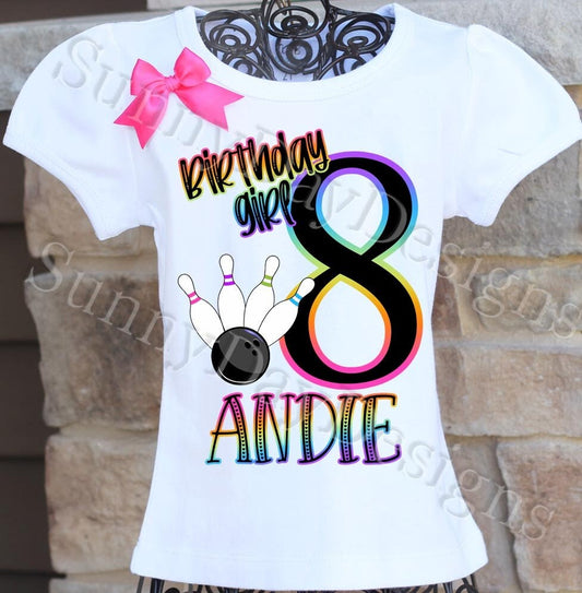 Bowling Birthday shirt