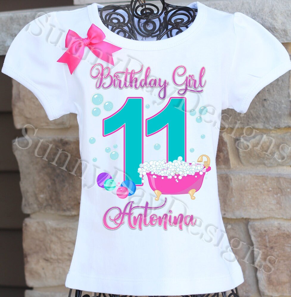 Bath Bomb birthday shirt