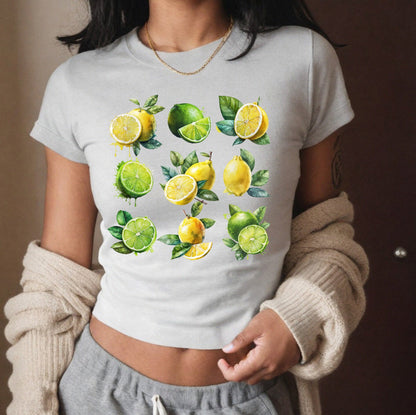 Lemon lime baby tee