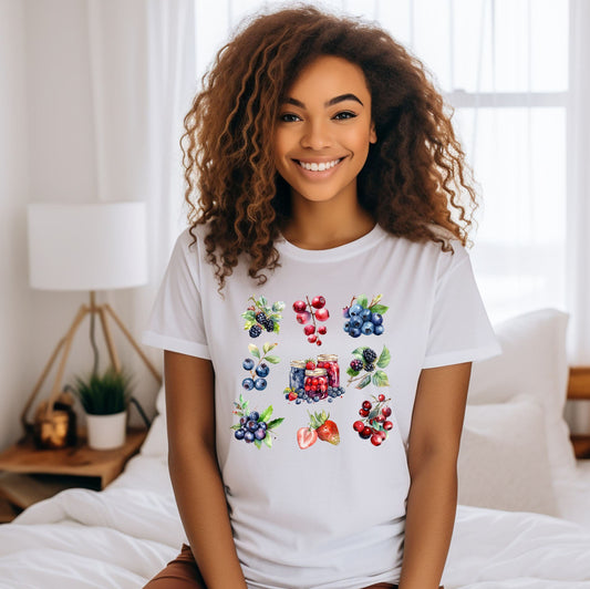 fresh berries women tshirt