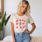 Cherries T Shirt, Women T-shirt, Comfortable Cool Classic Artistic, Watercolor Tee, Spring T shirt, Fruit T-shirt, Cherries Graphic Tee