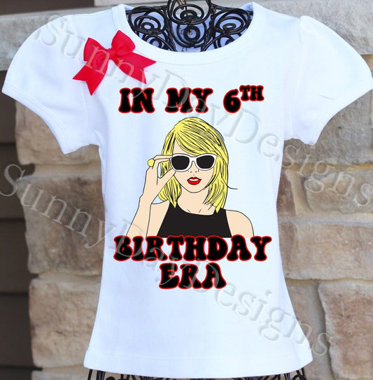 In My Birthday Era Taylor Swift Birthday Shirt