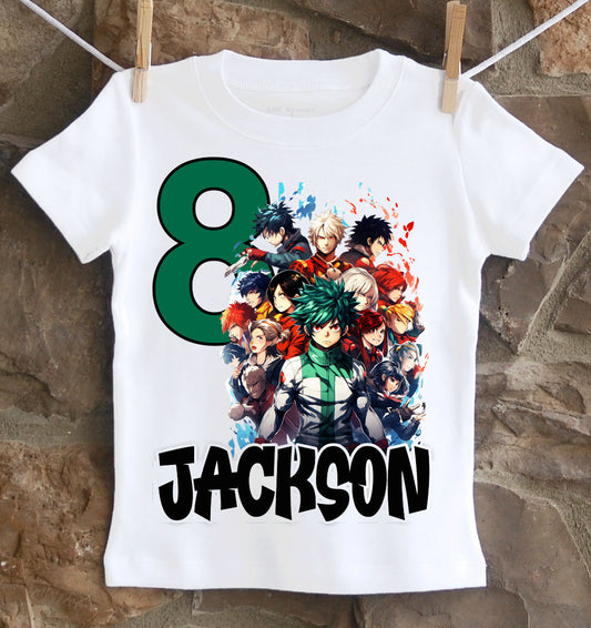 Anime Birthday Shirt
