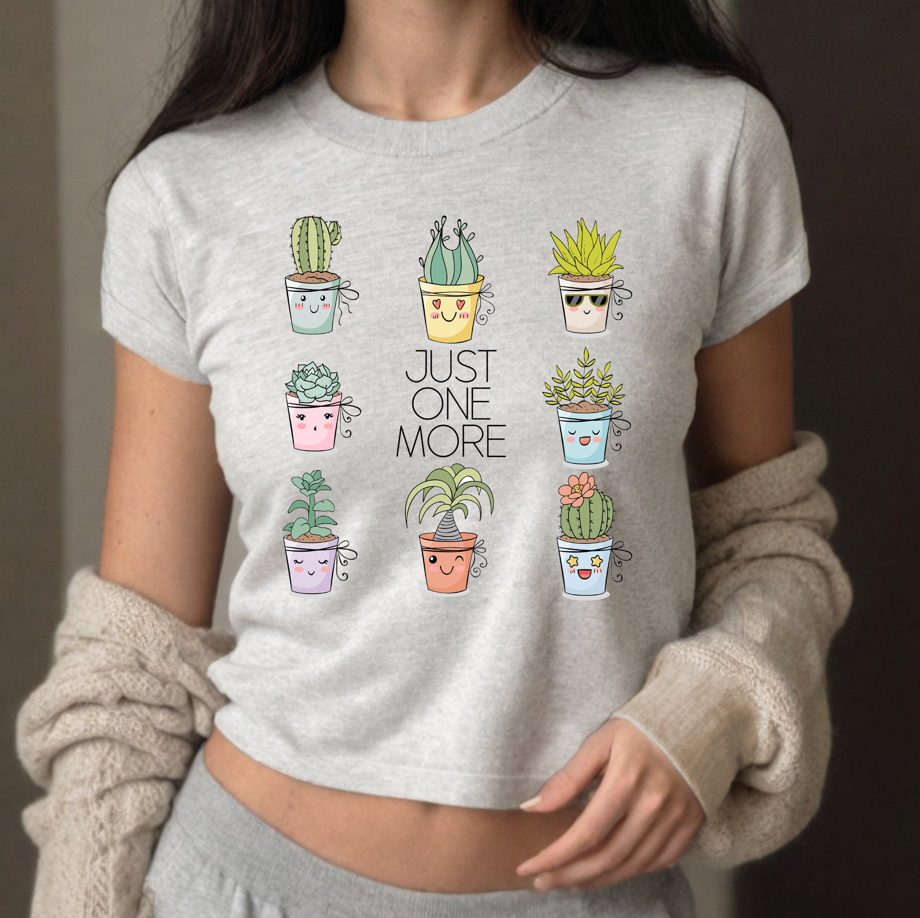 Succulent baby tee