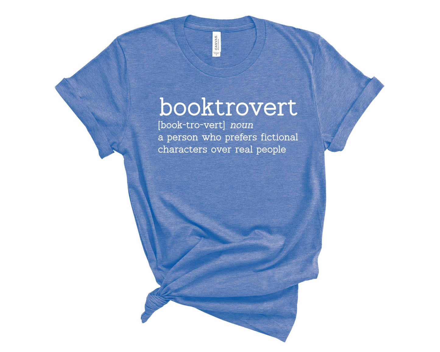 blue booktrovert shirt