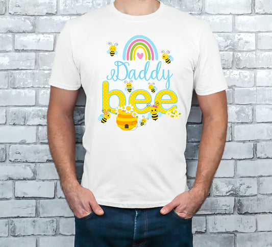 Daddy bee birthday shirt