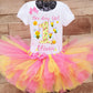 Bee birthday tutu outfit