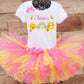 Bee themed birthday outfit