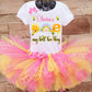 Bee birthday girl tutu outfit