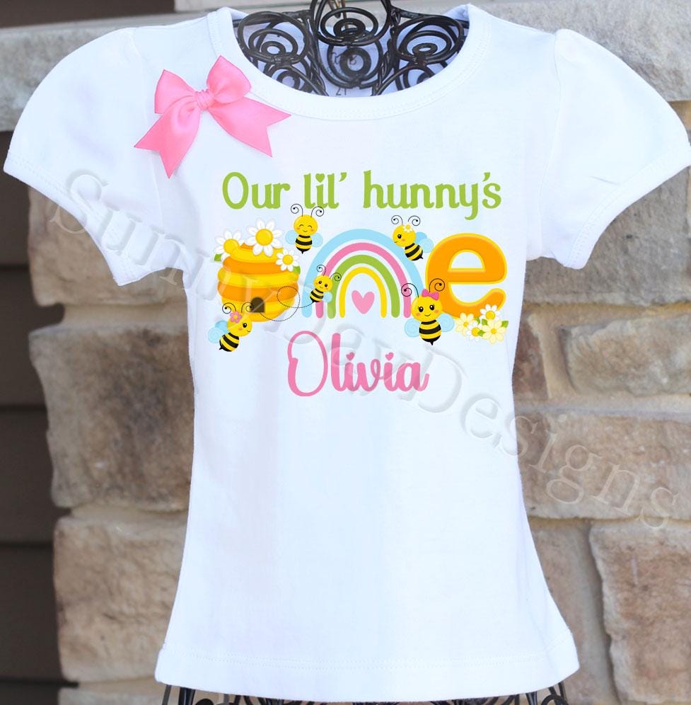 Bee Birthday Shirt, Bee First Birthday Shirt, Honey Bee Birthday Shirt, Bee-Day Girl Birthday Outfit, First Bee-Day Shirt