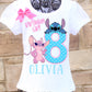 Stitch birthday shirt