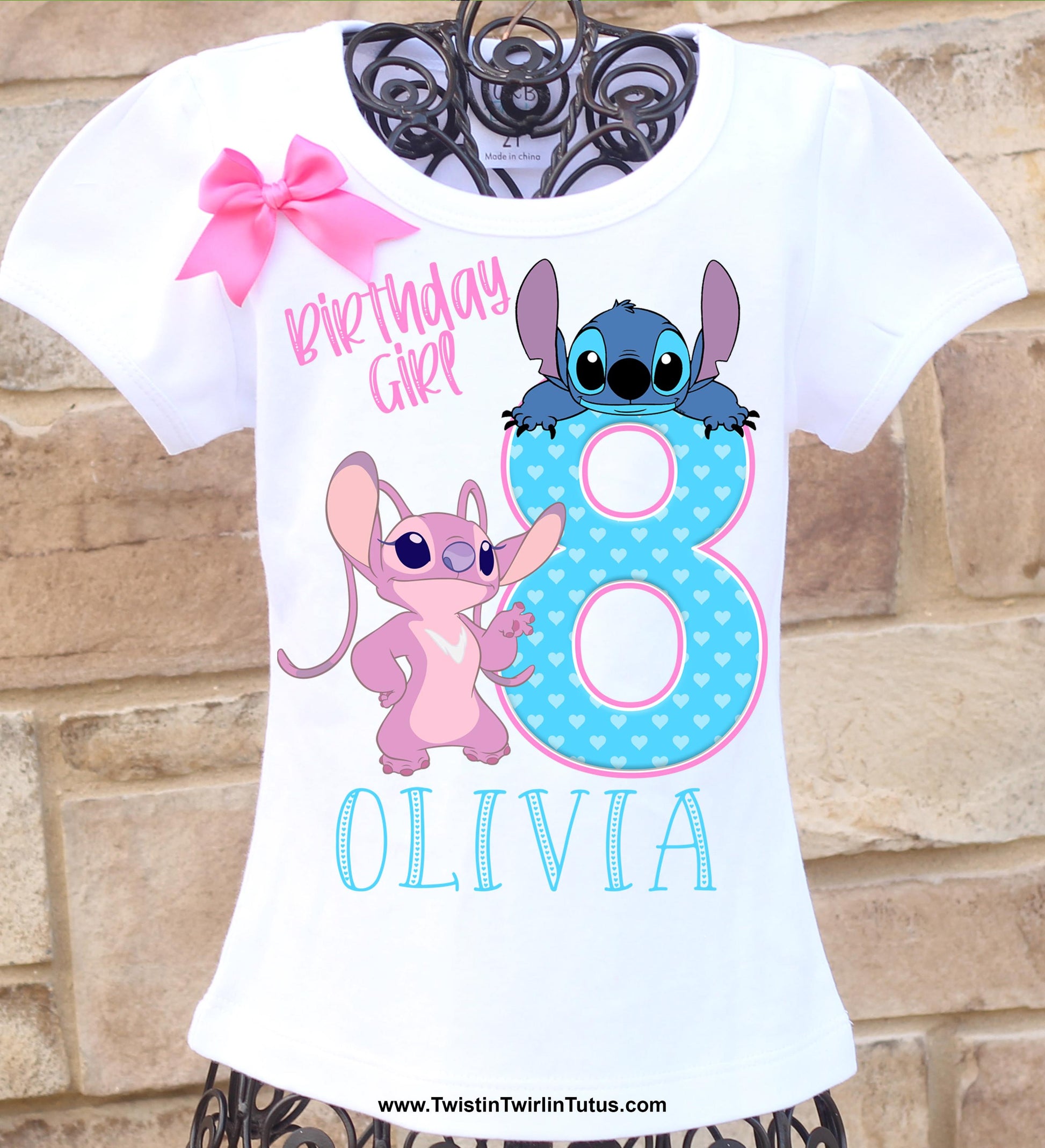 Stitch birthday shirt