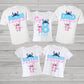 Stitch Family Birthday Shirt Set