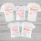 bunny first birthday family shirts