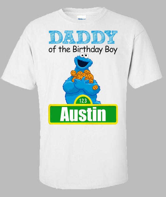 Sesame Street Birthday Shirt